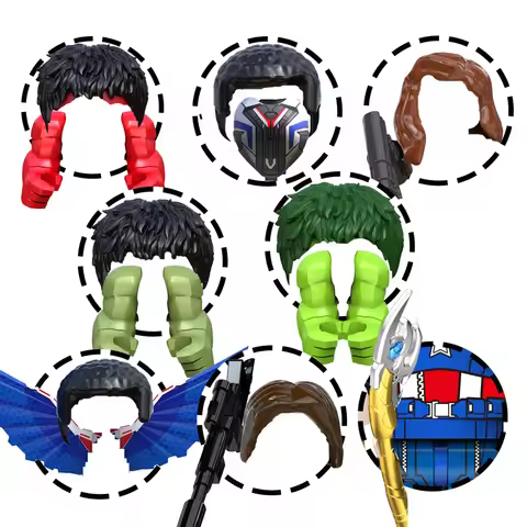 TV6216 Super Heroes Toys Characters Mini Assembled Building Block Action Figures Plastic Collect Toy