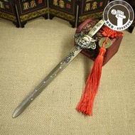 太極劍擺件七星劍寶劍掛件道士劍酒柜辦公室客廳桌面裝飾品工藝品