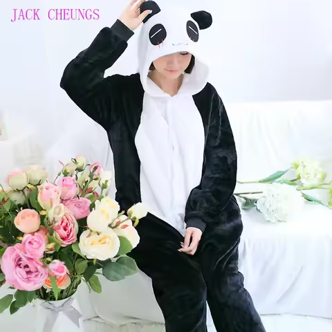 Kigurumi Animal Red Eye Panda Onesies Pajamas Cartoon Cosplay Pyjamas Unisex Pijamas Sleepwear Party