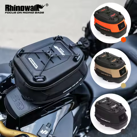 Rhinowalk Motorcycle Magnetic Tank Bag 6.5L Quick Release Waterproof Dry Travel Touring Bag For BMW 