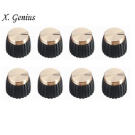 80X Guitar AMP Amplifier Knobs Push-on Black+Gold Cap for Marshall Amplifier