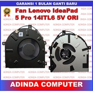 Fan Lenovo Ideapad 5 Pro 14ITL6 82L3 Pro-14ACN6 14IAP7 14ARH7 5F10S13957 5F10S13958 ORIGINAL