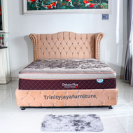 Dipan Plus Sandaran Dan Springbed Central Deluxe Plus/trinityjayafurniture