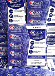 [ MẪU MỚI - TUÝP 147g] Kem đánh răng Crest 3D White Pro Advanced Whitening của Mỹ