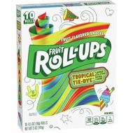fruit roll ups with tongue tattoos มี 10 ชิ้น น้ำหนัก 141 กรัม มี 4 รส
