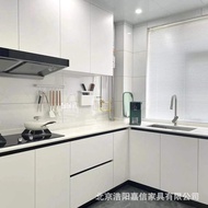 Beijing Aige Board Manufacturer Whole House Integrated Cabinets Lacquered Open Kitchen Quartz Counte