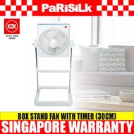 KDK SS30H (Grey) Box Stand Fan with Timer (30cm)