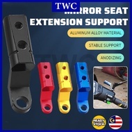 TWC Extension Bar Bracket Hole 4mm 6mm Motorcycle Side Mirror Universal Adaptor Phone Holder Spotlig