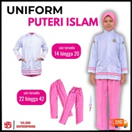 UNIFORM PUTERI ISLAM | BAJU KAWAD PUTERI ISLAM | SELUAR KAWAD PUTERI ISLAM(ASING) | PPIM