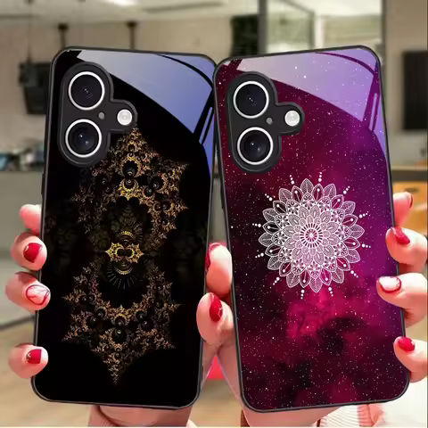 Luminous Black Lotus For Apple IPhone 16E 16 E 11 13 15 P Ro 14 Pro Max 12 Mini 7 8 Plus XR XS Black