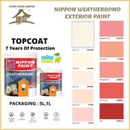 SWB03 NIPPON WEATHERBOND EXTERIOR PAINT 1Liter 5 Liter /Cat Luar /Cat Rumah /Cat Getah