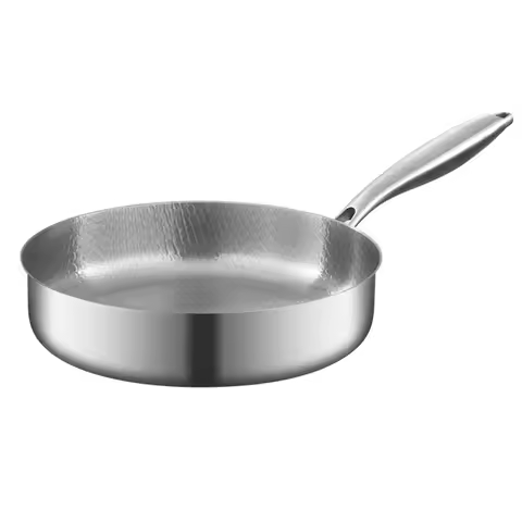 20/24CM Frying Pan Nonstick Wok Uncoated Titanium Egg Steak Frying Pan Induction Cooker Gas Stove Ki