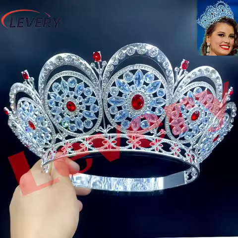 Levery New Miss Universe Nexus Crown Replica Alloy ZirconCrowns for Pageant Collector