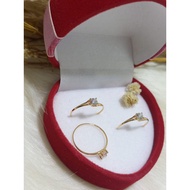 MATA 6k gold eye ring