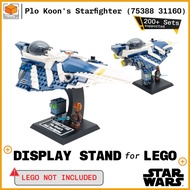 Display Stand for Lego Star Wars Plo Koon's Starfighter (75388 / 31160)