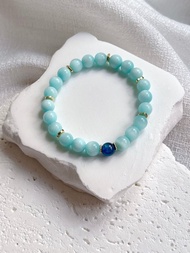 貓眼異極礦 × 藍晶石 喉輪覺醒能量手珠