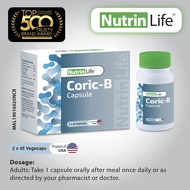 【Official Store】NutrinLife | Coric-B | Capsule | 45's | 2 x 45's