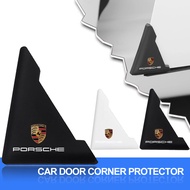 2pcs Car Door Corner Protection Decals Stickers For Porsche Boxster Cayenne Panamera Macan Cayman 91