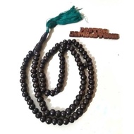 Terlaris Tasbih Kayu Gaharu Hitam 8Mm 99Butir Asli Wangi Khas Gaharu