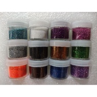 (TOS) GLITTER POWDER BOTTLE Glitter powder/ Glitter powder/ Fine Glitter/ Glitter Powder Glitter - C