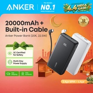 [CCC Certified, New] ANKER Zolo Powerbank 10000mAh/20000mAh 22.5W Fast Charging Power Bank with Buil