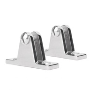 seashorehouse 2pcs Marine Deck Hinge  Boat Bimini Top Swivel 316 Stainless Steel Quick Release Mount