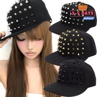 [3-5 DAYS DELIVERY]Men Women Punk Studded Baseball Hip-Hop Hat | Adjustable Breathable Cap for Outdo