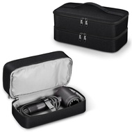 Cosmetic Bag Dyson Hair Curler Storage Box Hair Curler Accessory Bag Double Layer Travel Suitcase