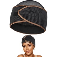 FocusCare 2-in-1 Anti-Slip Hair Wrap for Sleep – Mesh Durag Cap for Pixie Cut Short Hair, Adjustable