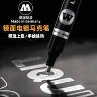 【促銷】進口德國MOLOTOW魔樂涂LIQUID CHROME鍍鉻馬克筆模型高達金色銀色