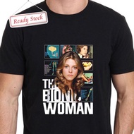 The Bionic Woman Lindsay Wergner T-shirt Casual 100% Cotton Black Material | Size SML XL XXL 3XL 4XL