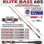 Most fishing rod KENZI ELITE BASS 62 614lbs 715lbs 817lbs 12lbs Spinning
