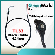 TL33 Mesin Rumput Throttle Cable Tali Minyak Mesin Rumput Throttle Lever