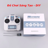 Bộ điều khiển 6 kênh Microzone MC6C (TX RX nâng cấp) - Có video hướng dẫn sử dụng