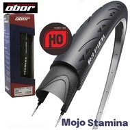 Mojo Stamina Torch 700x25 700x28 700x32 Aramid Folding Endurance Black - Road Bike Outer Tire