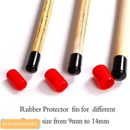 BENJMOORE9Q 10pcs Head Protector, Replacement Ferrule Slip-on Tip Cover, Rubber Snooker Billiard Acc