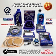 COMBO MAJOR SERVICE FOR MOTOR RS150/RSX (ENGINE SERVICE PARTS RSX/RS)