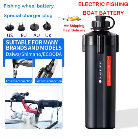7000mAh Electric Reel Battery For SHIMANO DAIWA ECOODA 7000mAh Waterproof Sea Fishing Electric Dropl