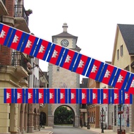 Cambodia Flag String Banner Cambodian Country Hanging Bunting Bunting