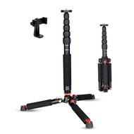 Camera Aluminum Monopod with Metal Tripod Base.6 Sections 18-69inch Adjustable, Leg Diameter Φ28mm,u