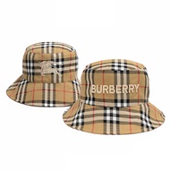 Perfect Tokyo INS hat Burberry UV protection Bucket Hat Men&amp;Women Fashion Classic LOGO design Outdoor travel bivouac Mountain climbing