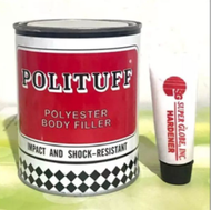 1 GALLON Original Polituff Polyester Body Filler w/ Hardener Quart Size / 1 GALLON Size