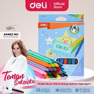 Deli Felt Pen Non-Toxic 24 Colors [AGNEZ MO Edition] - CC160-24