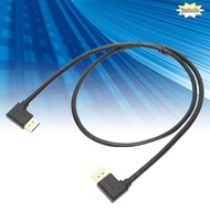 JUSTO DisplayPort Cable, 1.4 32.4Gbps 1m / 3.3ft 90 Degree Right Angle DP Male to DP Male Cable, Sup