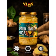 VIAS Young Ginger Orange 300g | Crispy Orange Ginger | Pickled Ginger | Ready to Eat