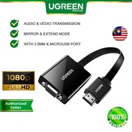 UGREEN HDMI to VGA Adapter With 3.5mm Audio Jack Digital to Analog Video Audio Converter Xbox360 PS4