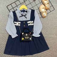 Korean Style Dress Luxury Skirt Dress for Kids Girls Ansk Dress for Girls Buju Ghaun Kid Casual Dres