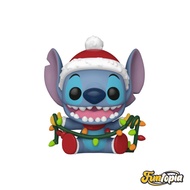 Funko POP (80038)-Stitch with Lights (1504) Disney: Holiday