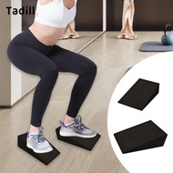 Tadill 2Pcs Squat Wedge Block Yoga Block Squat Ramp Small Calf Raise Slant Board Calf