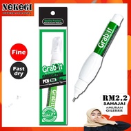 READY STOCK Grabbit Correction Pen 9ml Fast Drying Liquid Paper Pemadam